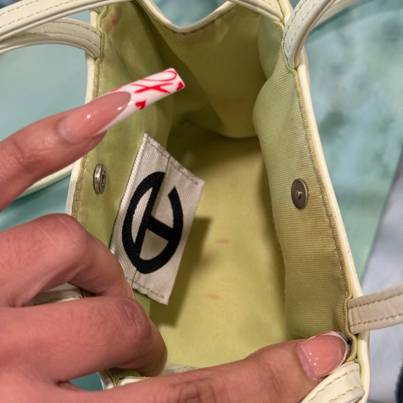 Telfar Women's Mini Bag in Light Yellow - Picture 5 of 5